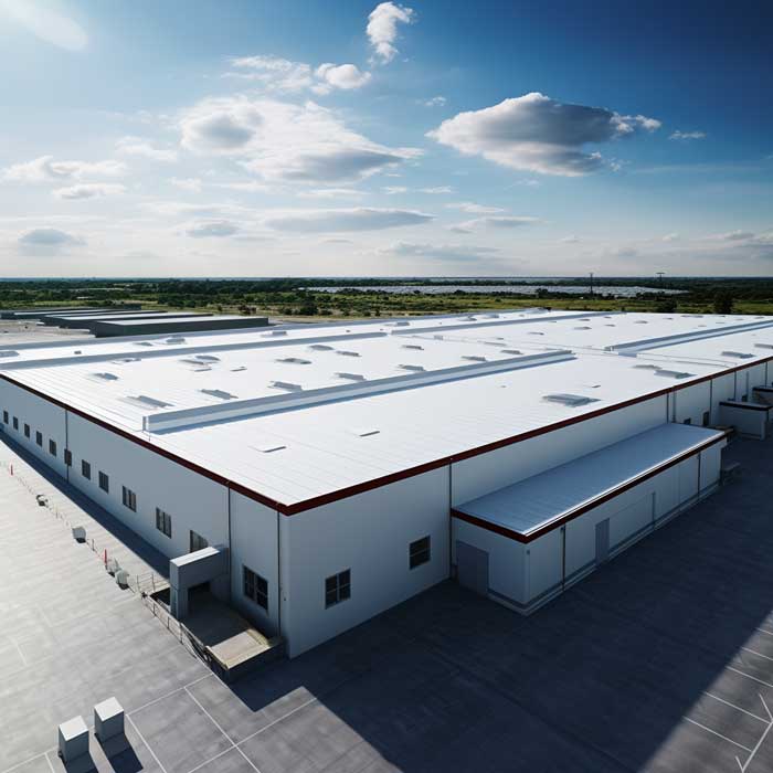thermoplastic-roofing-on-a-warehouse